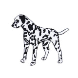 ID 2815 Dalmatian Dog Patch Fluffy Firehouse Pet Embroidered Iron On Applique