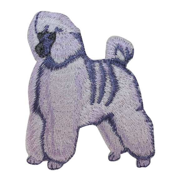 ID 2732 Poodle Dog Patch Fancy Show Pup Breed Embroidered Iron On Applique