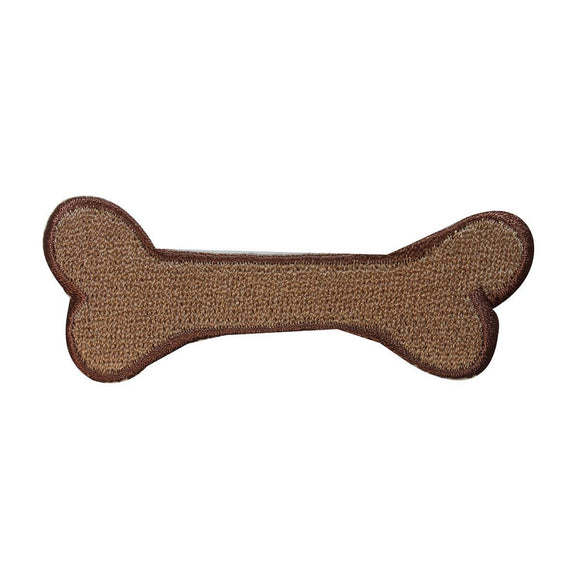 ID 2840B Dog Bone Patch Pet Chew Toy Embroidered Iron On Applique