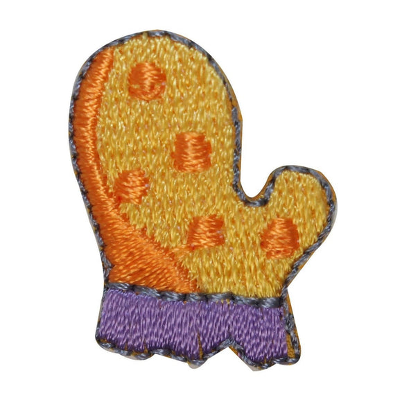 ID 8274 Lot of 3 Winter Mitten Patch Knit Glove Embroidered Iron On Applique
