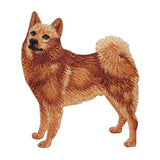 ID 2749 Finnish Spitz Dog Patch Chow Puppy Breed Embroidered Iron On Applique