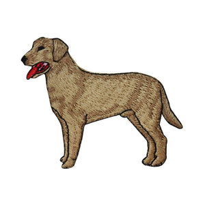 ID 2765 Dog Standing Patch Puppy Pet Animal Canine Embroidered Iron On Applique