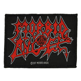 Morbid Angel Red Logo Patch Death Metal Band Music Jacket Woven Sew On Applique