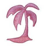 ID 1767 Tropical Palm Tree Patch Vacation Craft Embroidered Iron On Applique