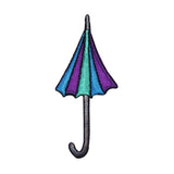 ID 3367 Colorful Umbrella Patch Spring Rain Cover Embroidered Iron On Applique
