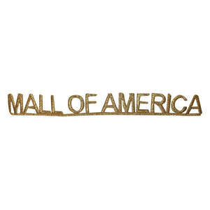 ID 1912 Mall Of America Name Patch Travel Souvenir Embroidered Iron On Applique