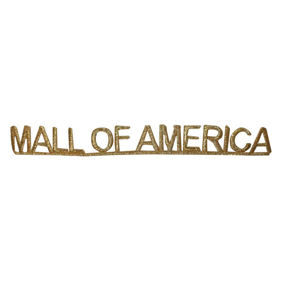 ID 1912 Mall Of America Name Patch Travel Souvenir Embroidered Iron On Applique
