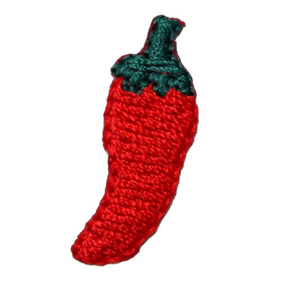 ID 1920B Red Hot Chili Pepper Patch Spicy Sauce Food Plant Iron On Applique
