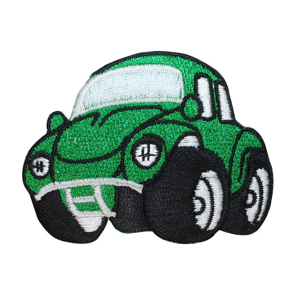 ID 1936 Cute Bug Car Patch Small Kids Toy Buggy Embroidered Iron On Applique