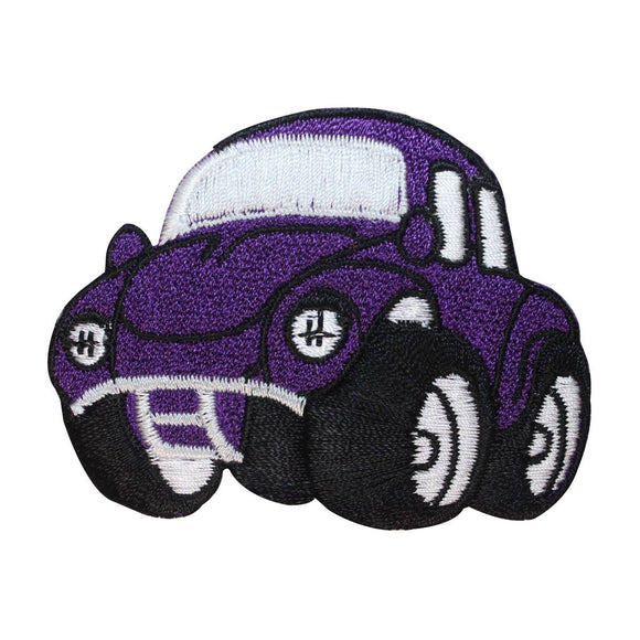 ID 1937 Cute Bug Car Patch Small Kids Toy Buggy Embroidered Iron On Applique