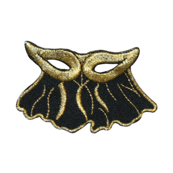 ID 3397 Mardi Gras Mask Patch Masquerade Disguise Embroidered Iron On Applique