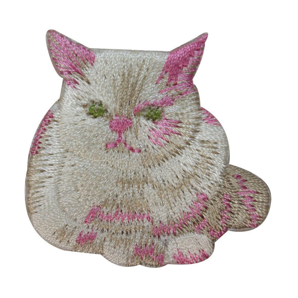 ID 2902 Cat Laying Down Patch Kitty Kitten Craft Embroidered Iron On Applique