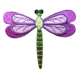 ID 1690 Dragonfly Patch Garden Fairy Insect Bug Embroidered Iron On Applique