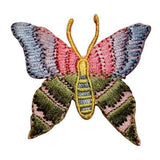 ID 2012 Colorful Butterfly Patch Garden Bug Insect Embroidered Iron On Applique