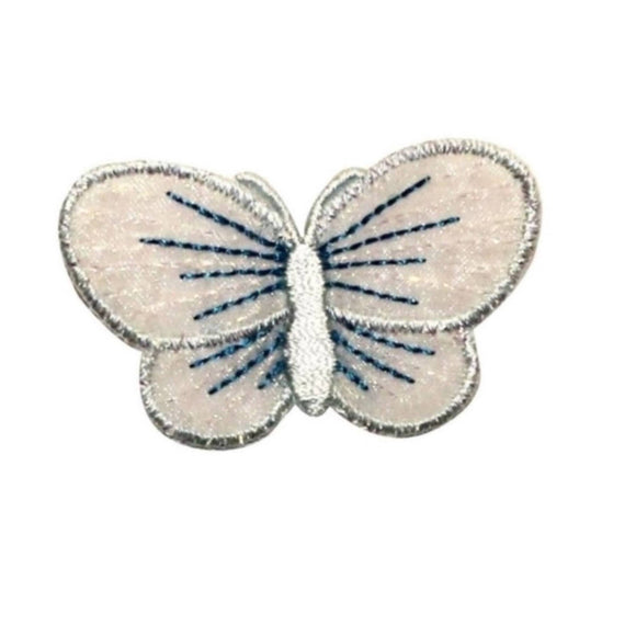 ID 2035 Transparent Butterfly Patch Garden Insect Embroidered Iron On Applique