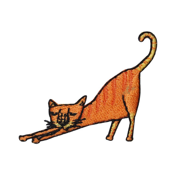 ID 3042B Playful Cartoon Cat Patch Kitten Kitty Pet Embroidered Iron On Applique