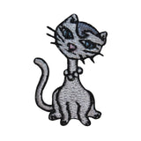 ID 3048B Fancy Cat Patch Kitten Kitty Cute Pet Embroidered Iron On Applique