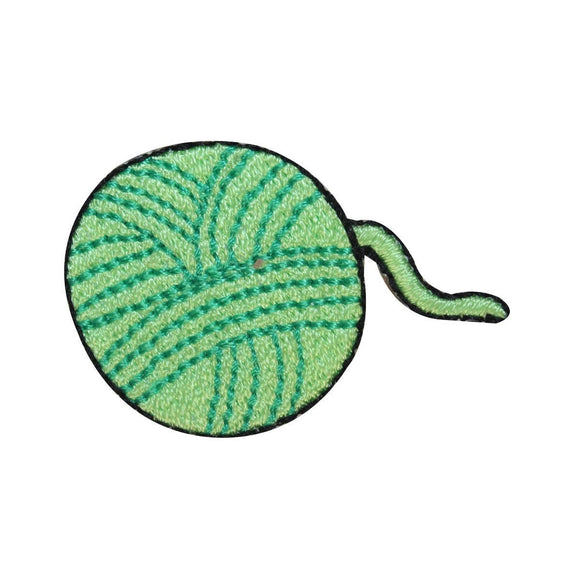 ID 3058B Ball of Yarn Patch Sewing Knitting Pet Toy Embroidered Iron On Applique