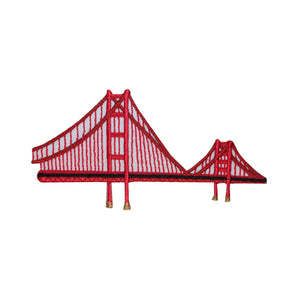 ID 3070 Golden Gate Bridge Patch California Travel Embroidered Iron On Applique
