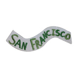 ID 3071 San Francisco Flag Patch Travel Banner Sign Embroidered Iron On Applique