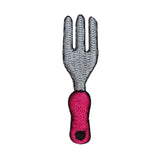 ID 3074A Gardening Hand Fork Patch Garden Tool Farm Embroidered Iron On Applique