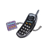 ID 3095 Old Fashion Mobile Phone Patch Cellular Embroidered Iron On Applique