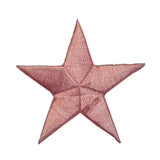 ID 3433 Pink Star Patch Symbol Space Night Sky Embroidered Iron On Applique