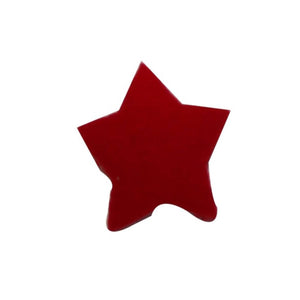 ID 3455D Lot of 3 Tiny Red Felt Star Patch Night Sky Craft Iron On Applique