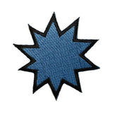 ID 3462B Comic Book Explosion Symbol Patch Pow Bam Embroidered Iron On Applique