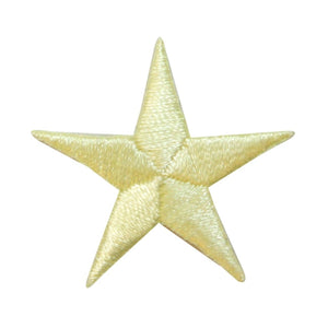 ID 3464B Yellow Star Patch Night Sky Symbol Craft Embroidered Iron On Applique