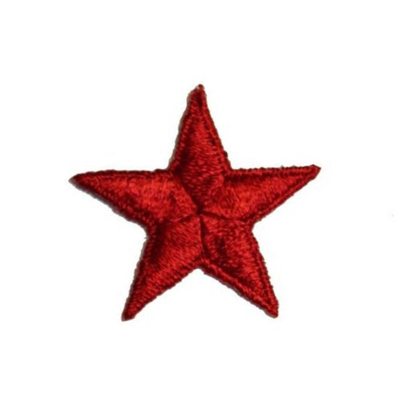 ID 3468C Red Star Patch Night Sky Craft Symbol Embroidered Iron On Applique
