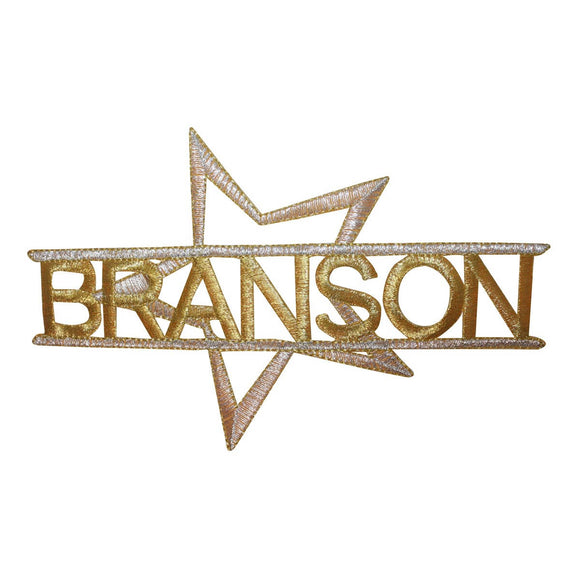 ID 1898 Branson Missouri Patch Emblem MO Travel Embroidered Iron On Applique