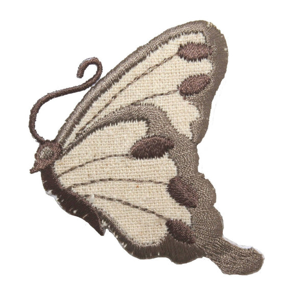 ID 2140 Butterfly With Spotted Wing Patch Insect Embroidered Iron On Applique