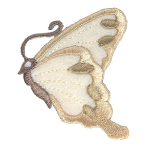 ID 2141 Butterfly With Spotted Wing Patch Insect Embroidered Iron On Applique