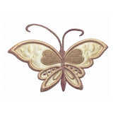 ID 2207 Fancy Butterfly Patch Garden Bug Emblem Embroidered Iron On Applique