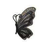 ID 2155B 3D Wing Metallic Butterfly Patch Garden Bug Embroidered IronOn Applique