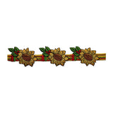 ID 6062 Sunflowers Craft Strip Patch Flower Garden Embroidered Iron On Applique