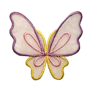 ID 2263 Lace Wing Butterfly Patch Garden Fairy Bug Embroidered Iron On Applique