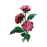 ID 6234 Pink Rose Flower Bush Patch Plant Garden Embroidered Iron On Applique