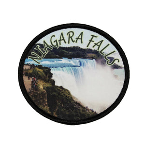 Niagara Falls Patch Travel Horse Shoe Travel Badge Embroidered Iron On Applique