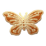 ID 2171A Butterfly Symbol Patch Flying Garden Bug Embroidered Iron On Applique