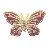 ID 2171D Butterfly Emblem Patch Flying Garden Bug Embroidered Iron On Applique