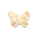 ID 2296A Sequin Wings Butterfly Patch Fairy Garden Embroidered Iron On Applique