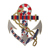 ID 2622 Decorative Anchor Patch Nautical Boat Ship Embroidered Iron On Applique