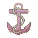 ID 2630 Anchor On Rope Patch Nautical Ship Marine Embroidered Iron On Applique