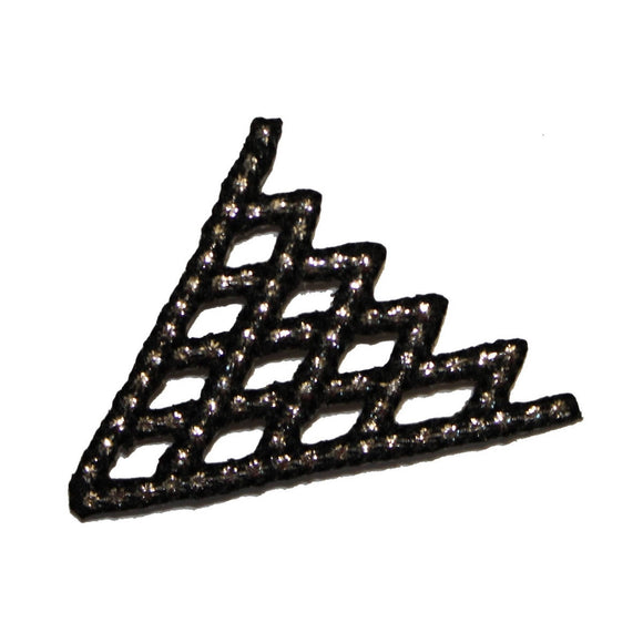 ID 2341 Lattice Craft Patch Design Emblem Roofing Embroidered Iron On Applique