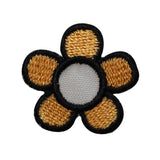 ID 6865 Yellow Daisy Blossom Patch Garden Symbol Embroidered Iron On Applique