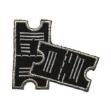 ID 2368B Ticket Stubs Patch Movie Film Cinema Embroidered Iron On Applique