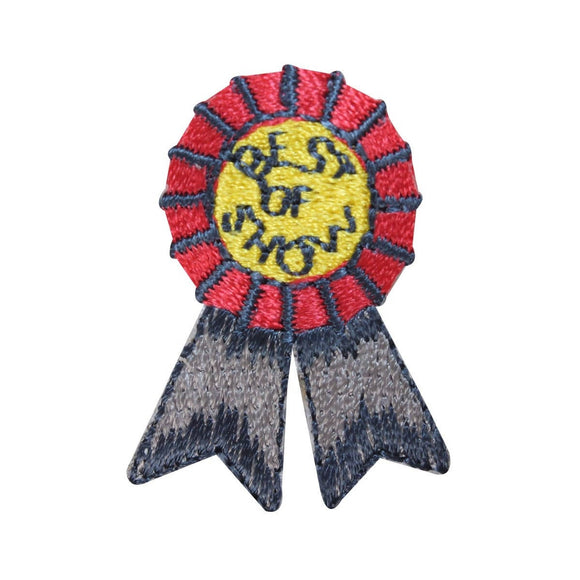 ID 2823 Best In Show Ribbon Patch Dog Fashion Winner Embroidered IronOn Applique