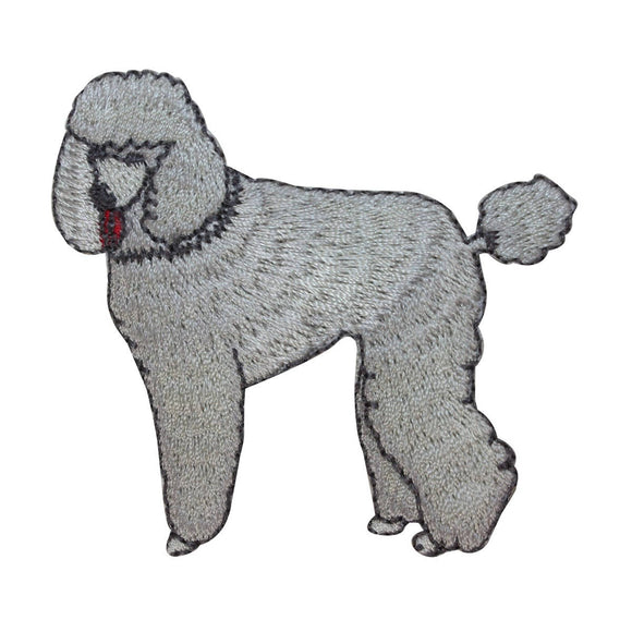 ID 2728 Poodle Dog Patch Puppy Breed Fancy Show Embroidered Iron On Applique